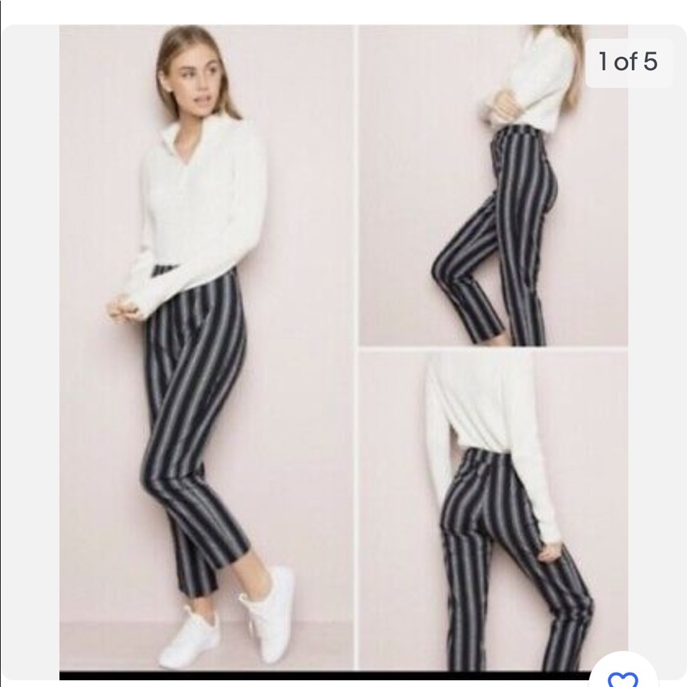 Brandy Melville striped pants - Picture 2 of 3